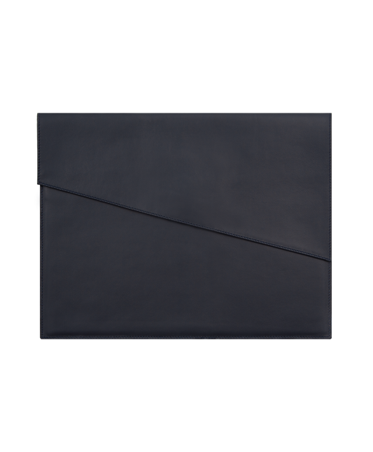 Laptop Leather Bag Navy