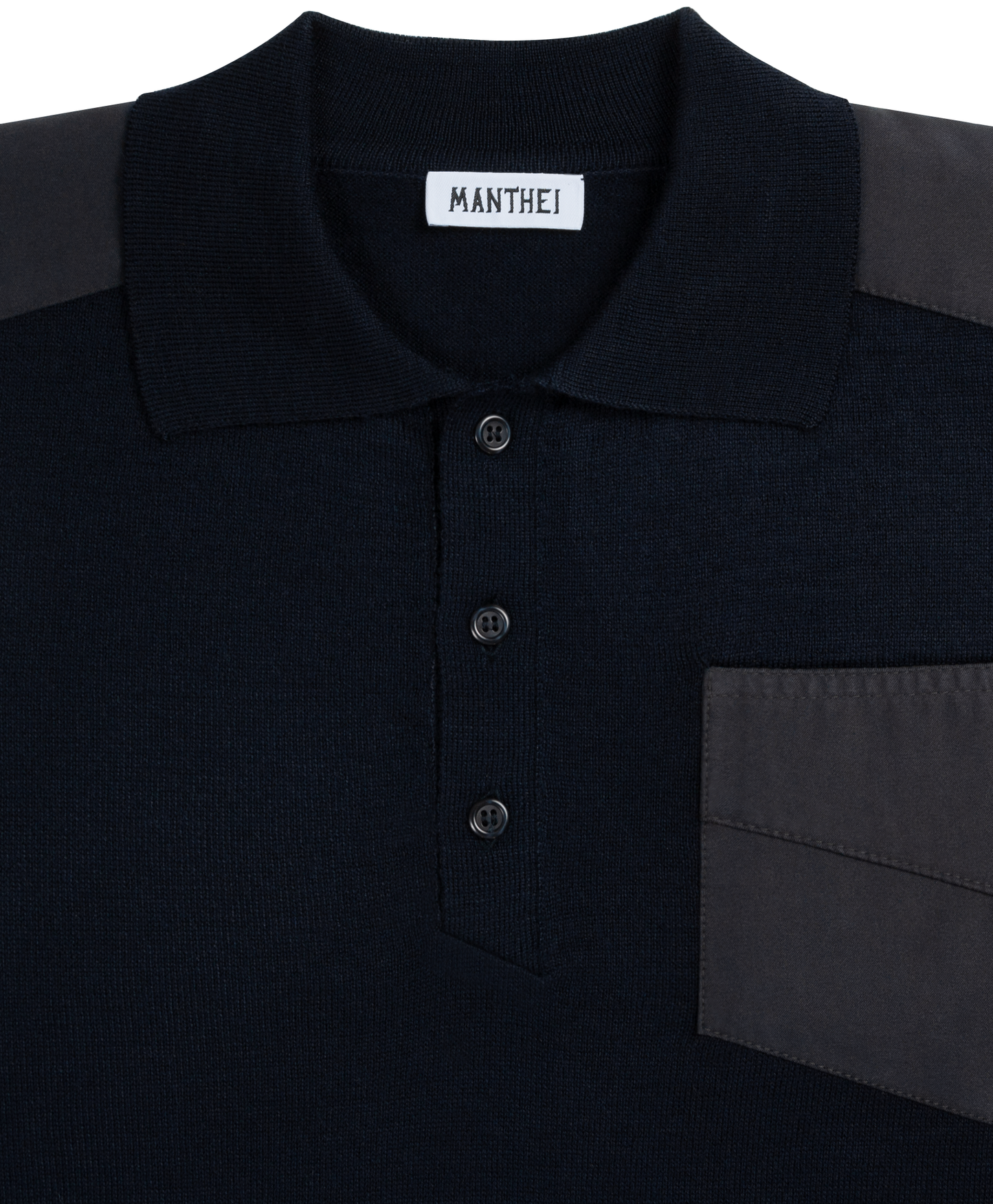 Knitted Longsleeve Polo